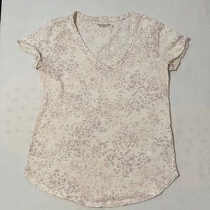 Abercrombie T-shirt Light Purple Leopard Print